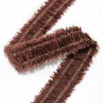 PUPPY PASSEMENTERIE 3,4cm BROWN/DARK SAND 20m