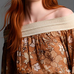 RELIEF WAVY ELASTIC 6,3cm COFFEE BROWN 20m