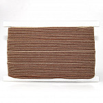 RIBBON LACE 3,7cm BLACK/SILVER 30m