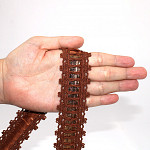 RIBBON LACE 3,7cm BROWN/BRONZE 30m