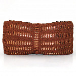 RIBBON LACE 3,7cm BROWN/BRONZE 30m