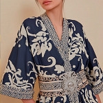 RIGID RIBBON ARROW 2,9cm CHAMPAGNE/BLACK 20m