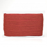 RIGID STRIPED RIBBON 2,5cm  WINE/WINE/MUSTARD 20m