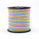 RUBY ZIG ZAG RIGID RIBBON 1,3cm BABY BLUE/BABY PINK/BABY YELLOW/LILAC/SILVER 50m