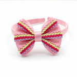 RUBY ZIG ZAG RIGID RIBBON 1,3cm BABY PINK/BABY YELLOW/PINK/LILAC/SILVER 50m