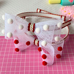 RUBY ZIG ZAG RIGID RIBBON 1,3cm RAW/RED/GOLD 50m