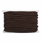 SAN FRANCISCO FINE CORD 4mm BROWN 30m / CORDÓN FINO SÃO FRANCISCO 4mm MARRÓN 30m