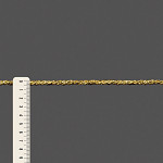 SAN FRANCISCO MEDIUM CORD 5mm GOLD 10m / CORDÓN MEDIO SÃO FRANCISCO 5mm ORO 10m