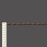 SAN FRANCISCO MEDIUM CORD 5mm RED/GREEN/GOLD 10m / CORDÓN MEDIO SÃO FRANCISCO 5mm ROJO/VERDE/ORO 10m