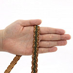 SAVANA BRAIDED PASSEMENTERIE 1,5cm BEIGE/MOSS GREEN/MEDIUM BROWN 20m