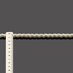 SAVANA BRAIDED PASSEMENTERIE 1,5cm CHAMPAGNE/GOLD/SILVER/BLACK 20m