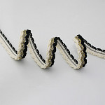 SAVANA BRAIDED PASSEMENTERIE 1,5cm CHAMPAGNE/GOLD/SILVER/BLACK 20m