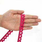 SCROLL GIMP ELASTIC 1,7cm PINK 20m / ELÁSTICO ZIG ZAG 1,7cm ROSA 20m