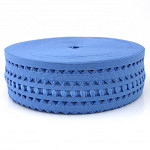 SCROLL GIMP LADDER ELASTIC LEANDRA 7cm BLUE 25m / ELÁSTICO ZIG ZAG PALILLO LEANDRA 7cm AZUL 25m