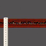 SEQUIN TEXTURED ELASTIC 3,8cm BROWN 10m / ELÁSTICO CON TEXTURA SATÉN 3,8cm MARRÓN 10m