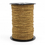 SHOELACE CORD 6,5mm CARAMEL/LIGHT GOLD 50m