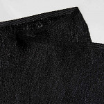SMOOTH FINE FRINGE 13,8cm BLACK 10m