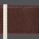 SMOOTH FINE FRINGE 13,8cm BROWN 10m