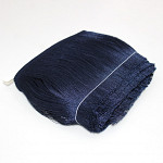 SMOOTH FINE FRINGE 13,8cm DARK BLUE 10m