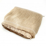 SMOOTH FINE FRINGE 13,8cm DARK SAND 10m