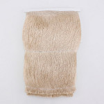 SMOOTH FINE FRINGE 13,8cm DARK SAND 10m