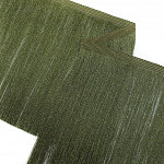 SMOOTH FINE FRINGE 13,8cm MOSS GREEN 10m