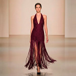 SMOOTH FINE FRINGE 13,8cm WINE 10m