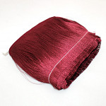 SMOOTH FINE FRINGE 13,8cm WINE 10m
