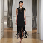 SMOOTH FINE FRINGE 19,8cm BLACK 10m