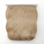 SMOOTH FINE FRINGE 19,8cm DARK SAND 10m