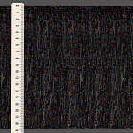 SMOOTH FRINGE 18,8cm BLACK/MULTICOLOR 10m