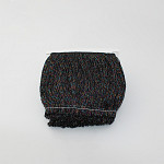 SMOOTH FRINGE 18,8cm BLACK/MULTICOLOR 10m