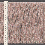 SMOOTH FRINGE 18,8cm RAW/COPER 10m