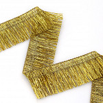 SMOOTH FRINGE 2,4cm GOLD 10m / FLECO LISO 2,4cm ORO 10m