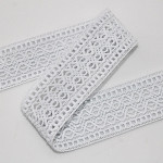 SOFT BALL LACE 3,5cm WHITE 30m / ENTREDOSE ENCAJE OJITO CHICO 3,5cm BLANCO 30m