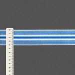 STRIPED ELASTIC IMBUIA 4,1cm RAW/BLUE VANILLA/TRANSPINK 25m / ELÁSTICO IMBUIA RAYADO 4,1cm CRUDO/VAINILLA AZUL/TRANSPINK 25m