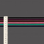 STRIPED LEAKED ELASTIC 4,5cm BLUE/GREEN/PINK/WINE/GRAPE/BLACK 25m
