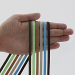 STRIPED LEAKED ELASTIC 4,5cm BROWN/BLUE/SAND/BEIGE/GREEN 25m
