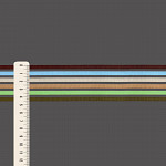 STRIPED LEAKED ELASTIC 4,5cm BROWN/BLUE/SAND/BEIGE/GREEN 25m