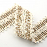 SYMMETRICAL LACE RUSTIC STELLA 6,8cm RAW/JUTE 30m  /  ENTREDOSE RÚSTICO STELLA 6,8cm CRUDO/YUTE 30m