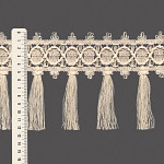 TASSEL FRINGE 12,3cm RAW 10m / COLGANTE DE FLECO 12,3cm CRUDO 10m