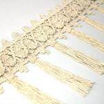 TASSEL FRINGE 12,3cm RAW 10m / COLGANTE DE FLECO 12,3cm CRUDO 10m