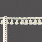 TASSEL FRINGE 3,5cm RAW 10m / COLGANTE DE FLECOS 3,5cm CRUDO 10m