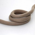 THICK BRAID CORD 10mm LIGHT SUEDE 20m