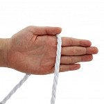 THICK CORD 10mm WHITE 10m / CORDÓN GRUESO 10mm BLANCO 10m