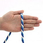 THICK CORD 8mm RAW/TURQUOISE BLUE/ROYAL BLUE 30m