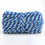 THICK CORD 8mm RAW/TURQUOISE BLUE/ROYAL BLUE 30m