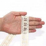 TRAMED CROCHET LACE 3cm RAW 30m / TRAMA CROCHET ENTREDOS 3cm CRUDO 30m