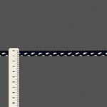 TRENZADO VIVO 1cm AZUL OSCURO/CHAMPÁN / BRAID PIPING LACE 1cm DARK BLUE/CHAMPAGNE