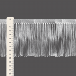VISCOSE FRINGE 10cm WHITE 10m / FLECO VISCOSA 10cm BLANCO 10m